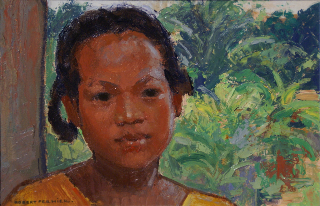 Robert Fernier, Petite fille de Marovoay, 1953, Musée de Pontarlier